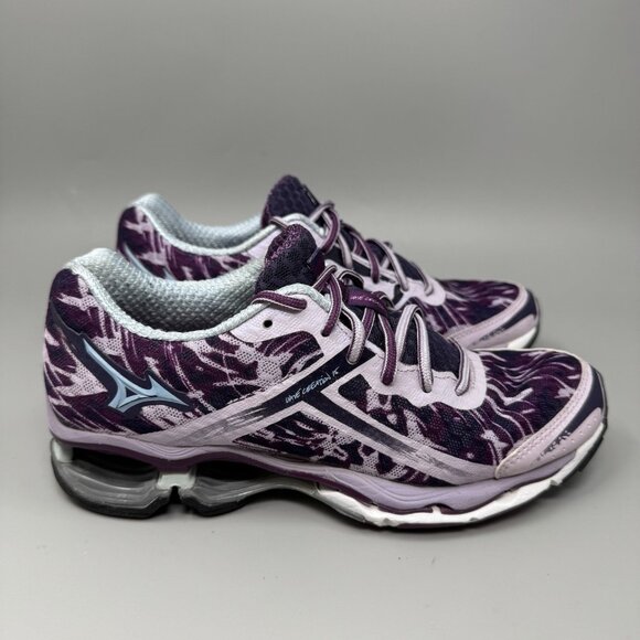 Mizuno Wave Creation 15 Women’s Size 6.5 Purple Blue Athletic Running Shoes - Picture 1 of 9